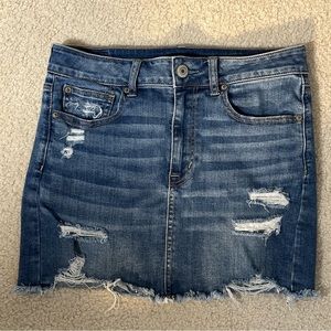 American Eagle Denim Mini Skirt